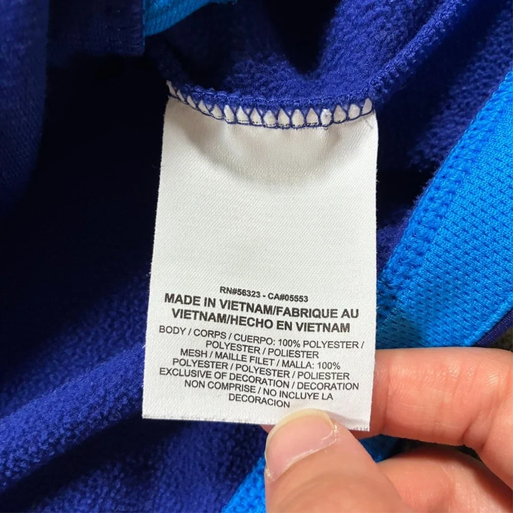 Nike Golf Mens Therma Fit Pullover Jacket XL Blue 1/4 Zip Athletic Performance